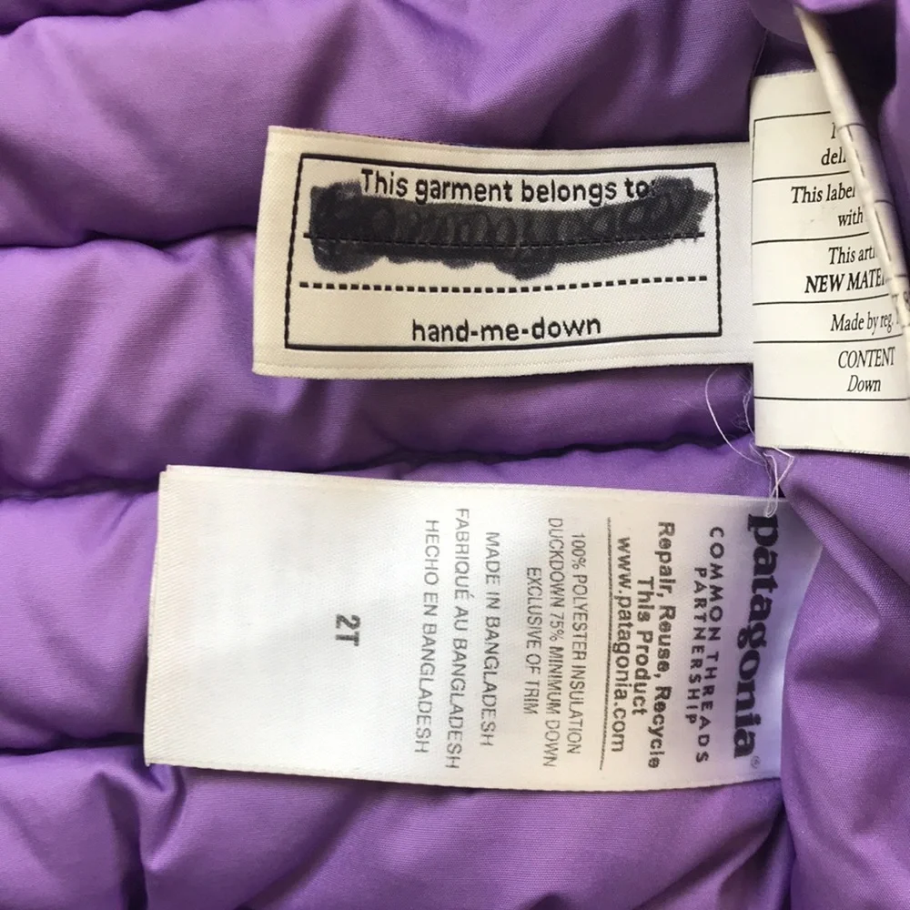 Patagonia Puffer Jacket (size 2T)